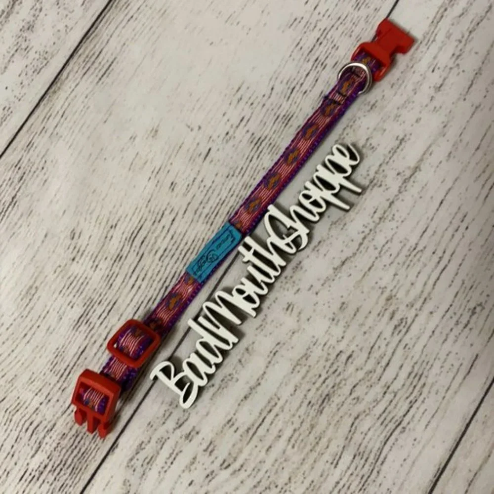 Extra Small Toy Dog Cat Collar Marvel Wonder Woman Handmade